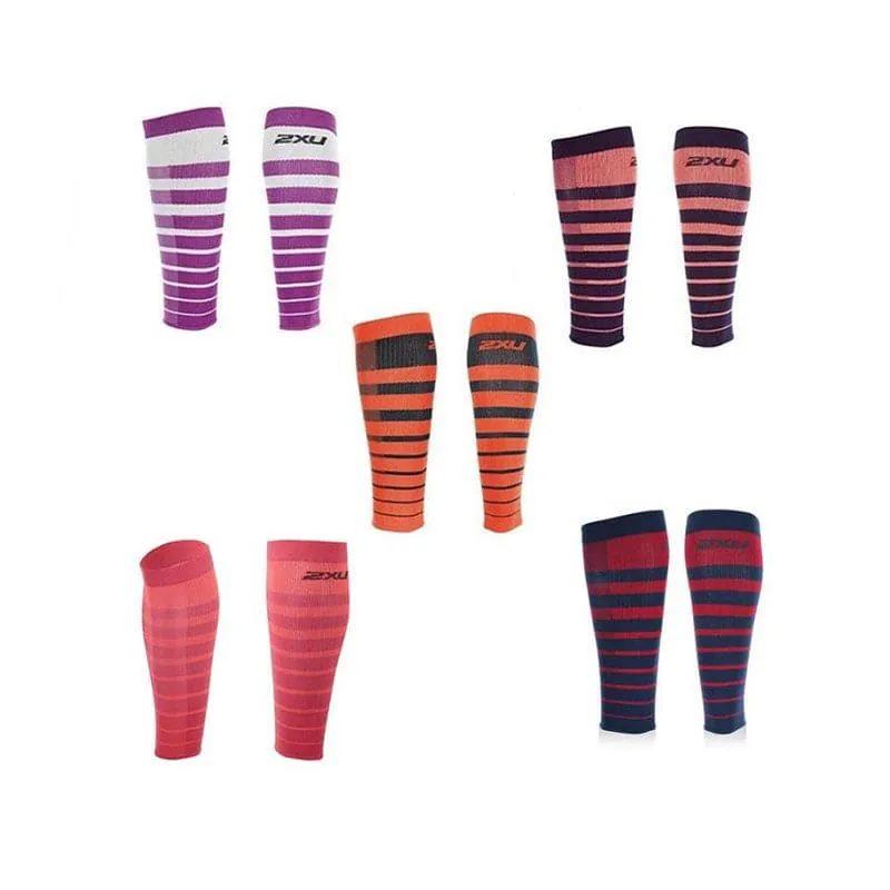2XU Compression Striped Runs Sleeves