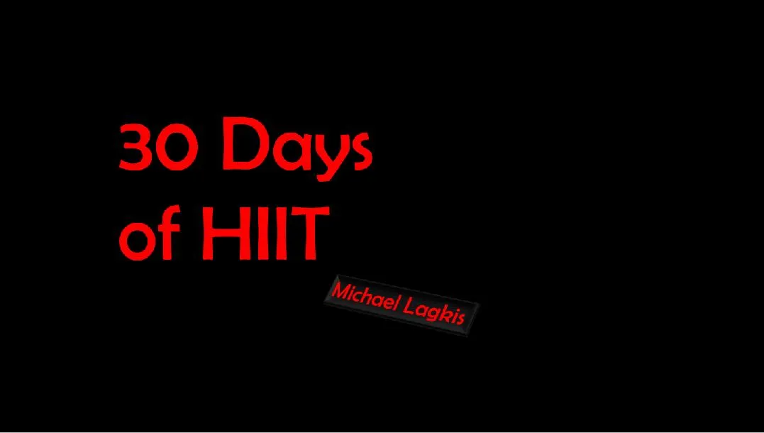 30 Days of HIIT