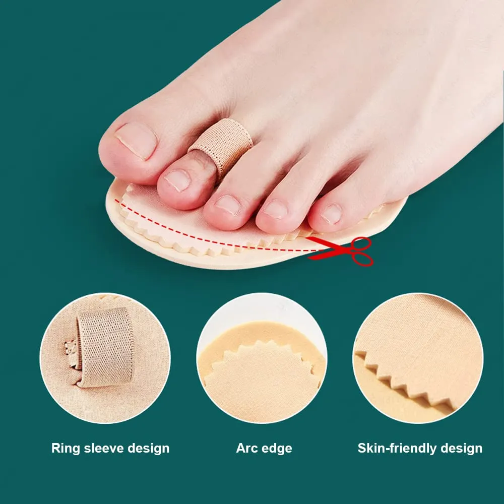 6 Pieces Hammer Toe Straightener, Toe Splint, Toe Regulator Hammer for Crooked Toes, Hammer Toes, Claw Toes and Overlapping Toes Beige,6,1