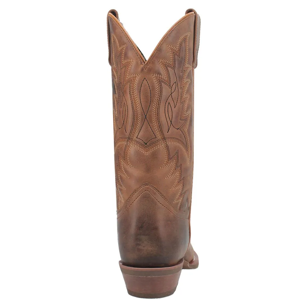 68497 Laredo Mens Weller Round Toe Western Cowboy Boot - Rust