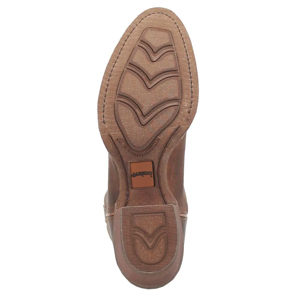 68497 Laredo Mens Weller Round Toe Western Cowboy Boot - Rust