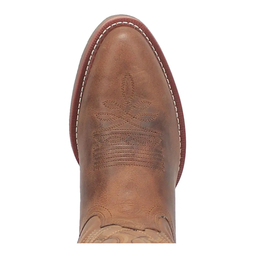 68497 Laredo Mens Weller Round Toe Western Cowboy Boot - Rust