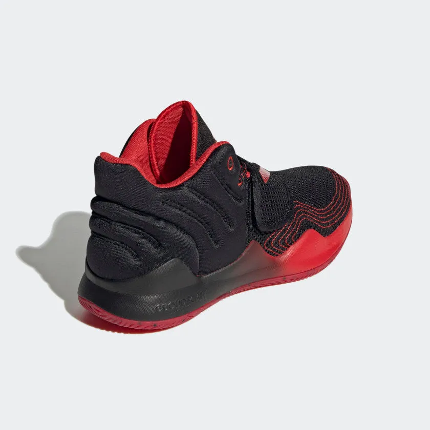 ADIDAS KIDS DEEP THREAT PRIMEBLUE C - Core Black / Vivid Red / Core Black