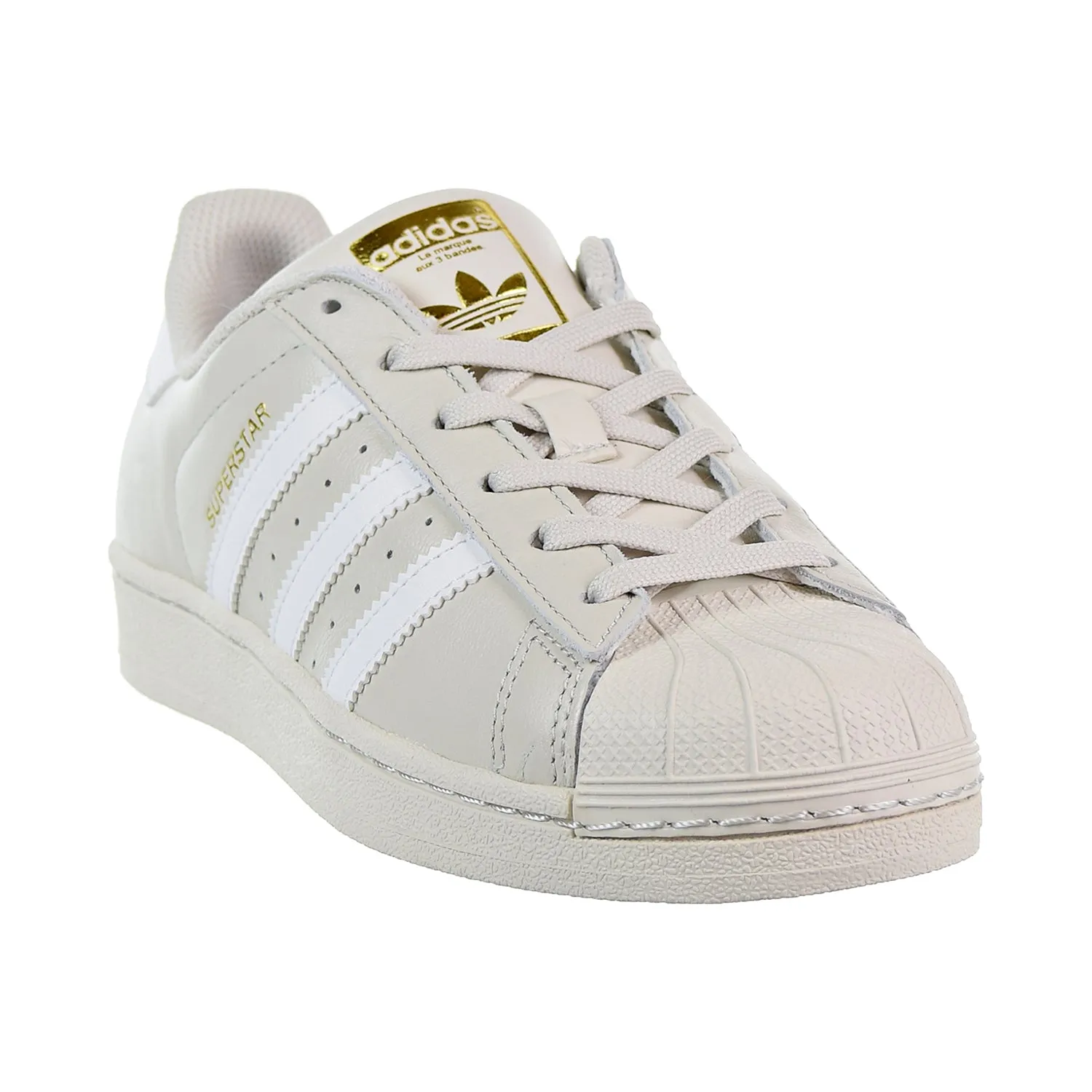 Adidas Superstar Big Kids' Shoes Talc/White/Gold