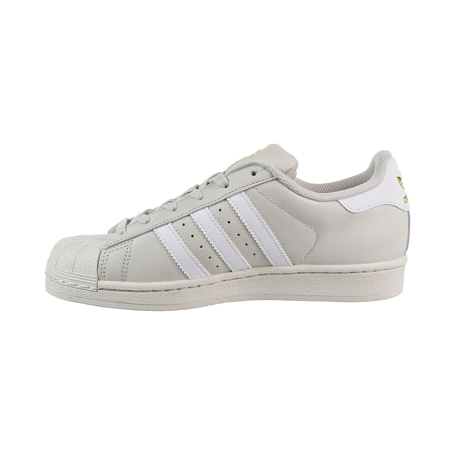 Adidas Superstar Big Kids' Shoes Talc/White/Gold