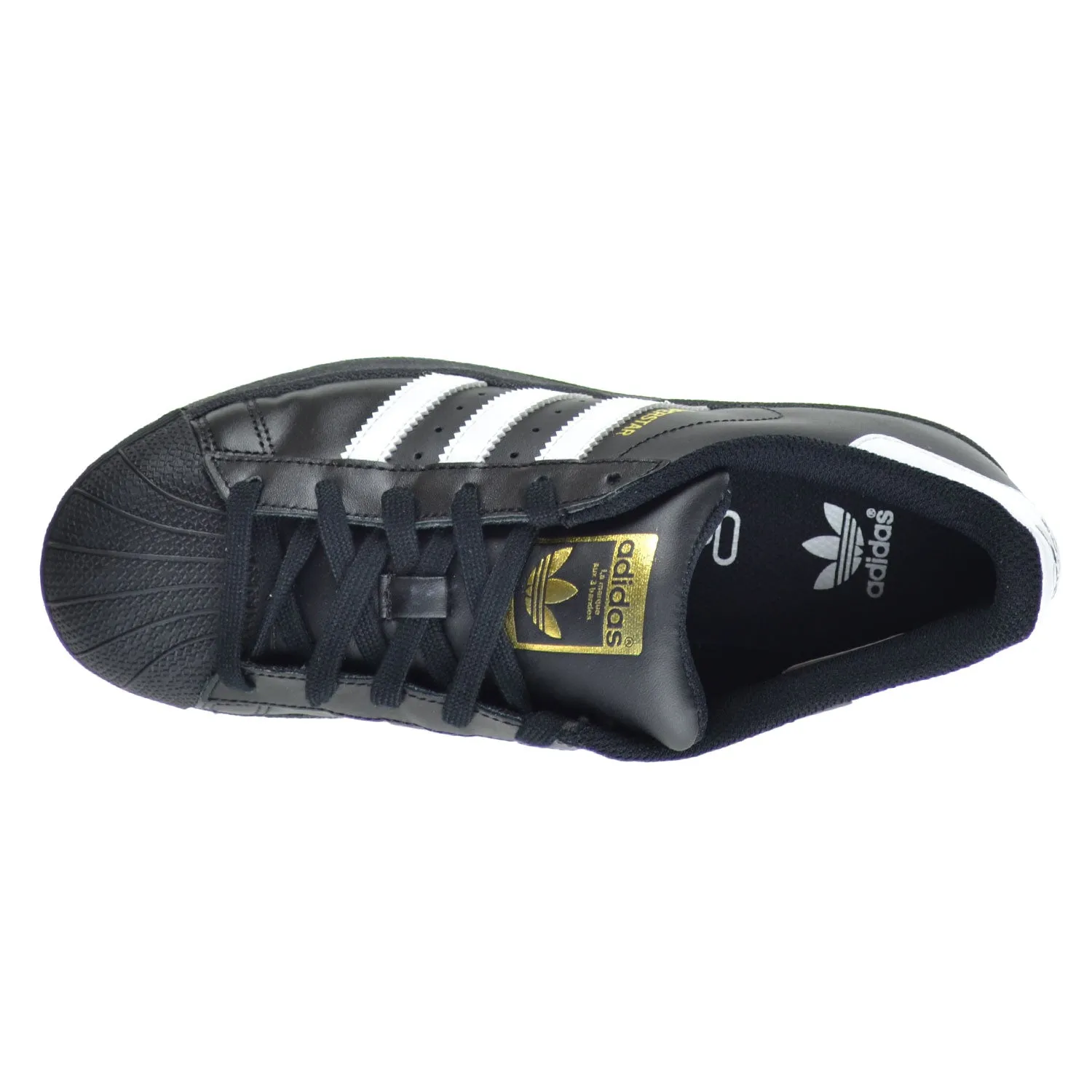 Adidas Superstar Foundation J Big Kid's Shoes Core Black/FTW White