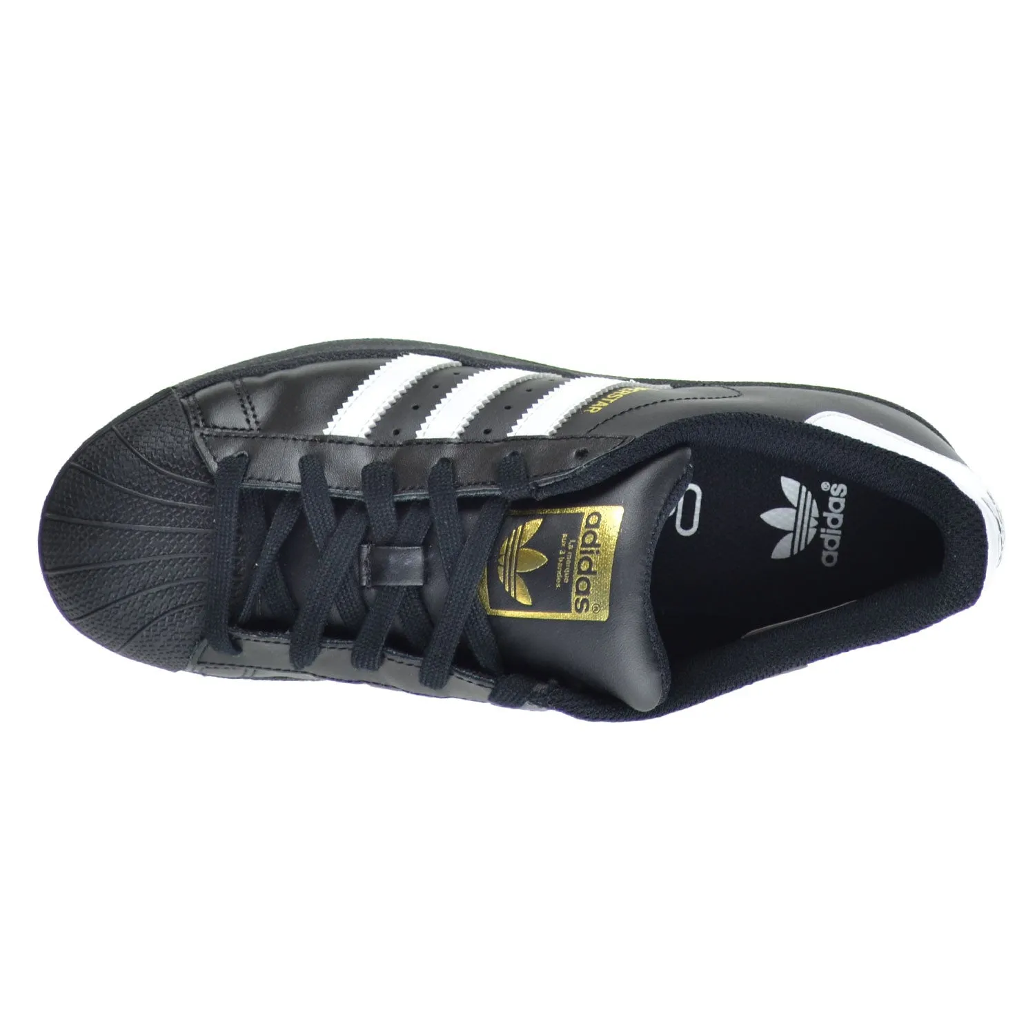 Adidas Superstar Foundation J Big Kid's Shoes Core Black/FTW White