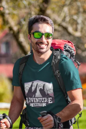 Adventure Awaits Printed T-shirt for men
