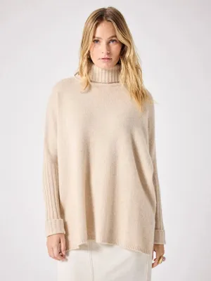 Agathe Roll Neck Beige Chine