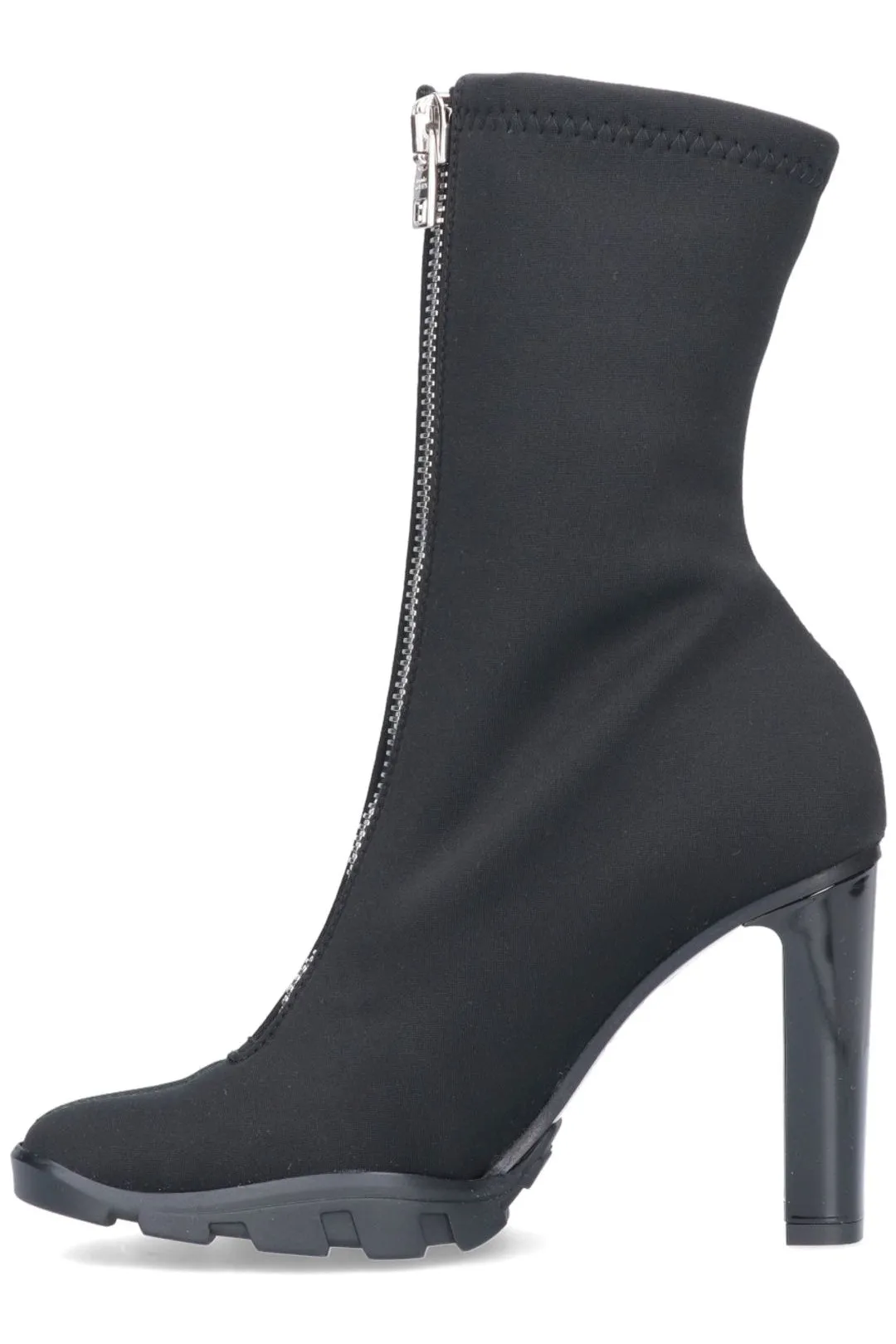 Alexander McQueen Front Zip Heeled Boots