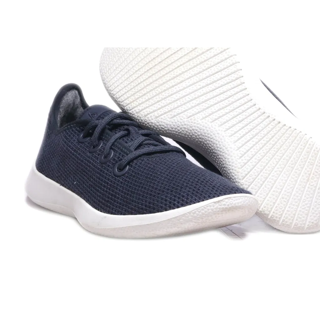 Allbirds Tree Runner Jet Sport Shoes Fabric Blue Colour For Women