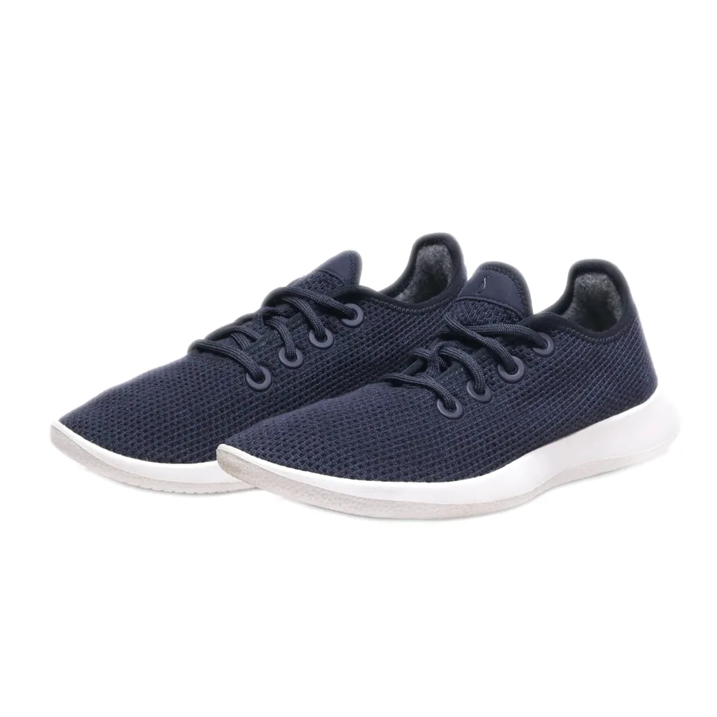 Allbirds Tree Runner Jet Sport Shoes Fabric Blue Colour For Women