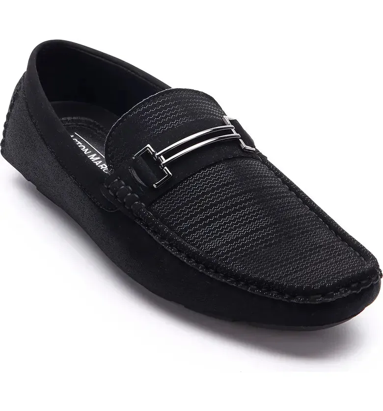 Aston Marc Men's Fashion Driving Shoes  Color Black Size 12M