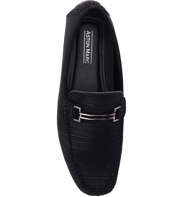 Aston Marc Men's Fashion Driving Shoes  Color Black Size 12M