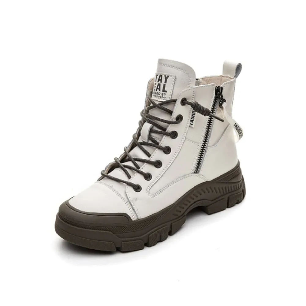 Autumn winter shoes genuine leather fashion boots for women