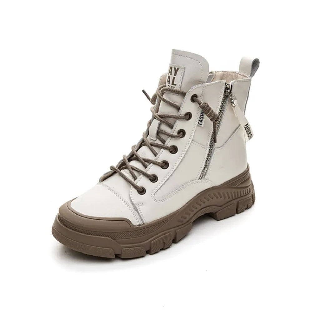 Autumn winter shoes genuine leather fashion boots for women