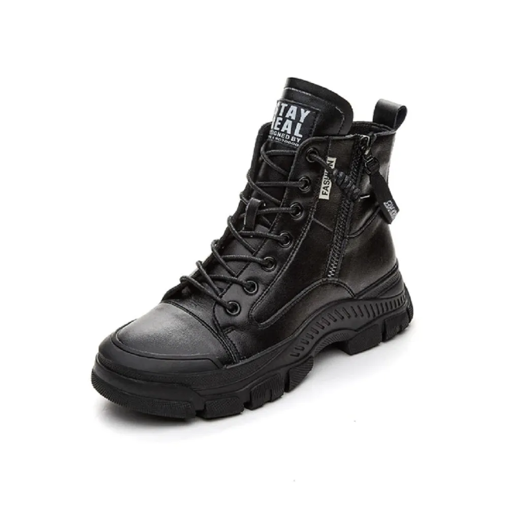 Autumn winter shoes genuine leather fashion boots for women