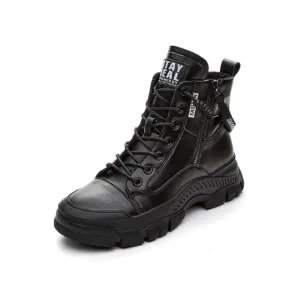 Autumn winter shoes genuine leather fashion boots for women