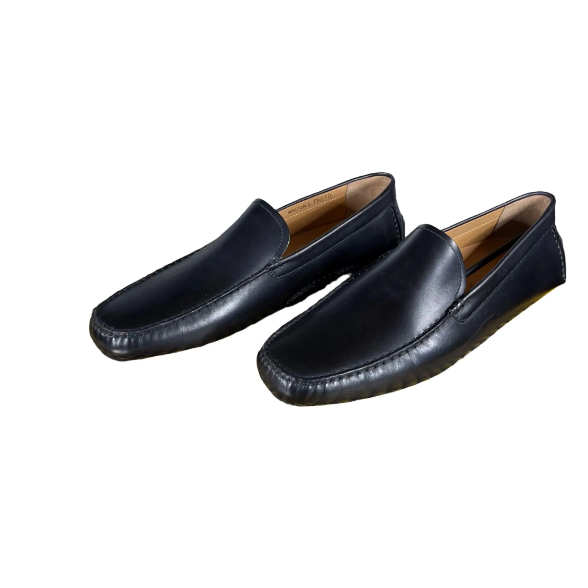 Bally Walton Black Leather Drivers