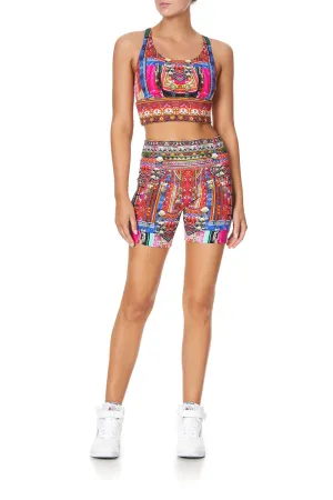 BANDED RACER BACK CROP KALEIDOSCOPE KEEPSAKE