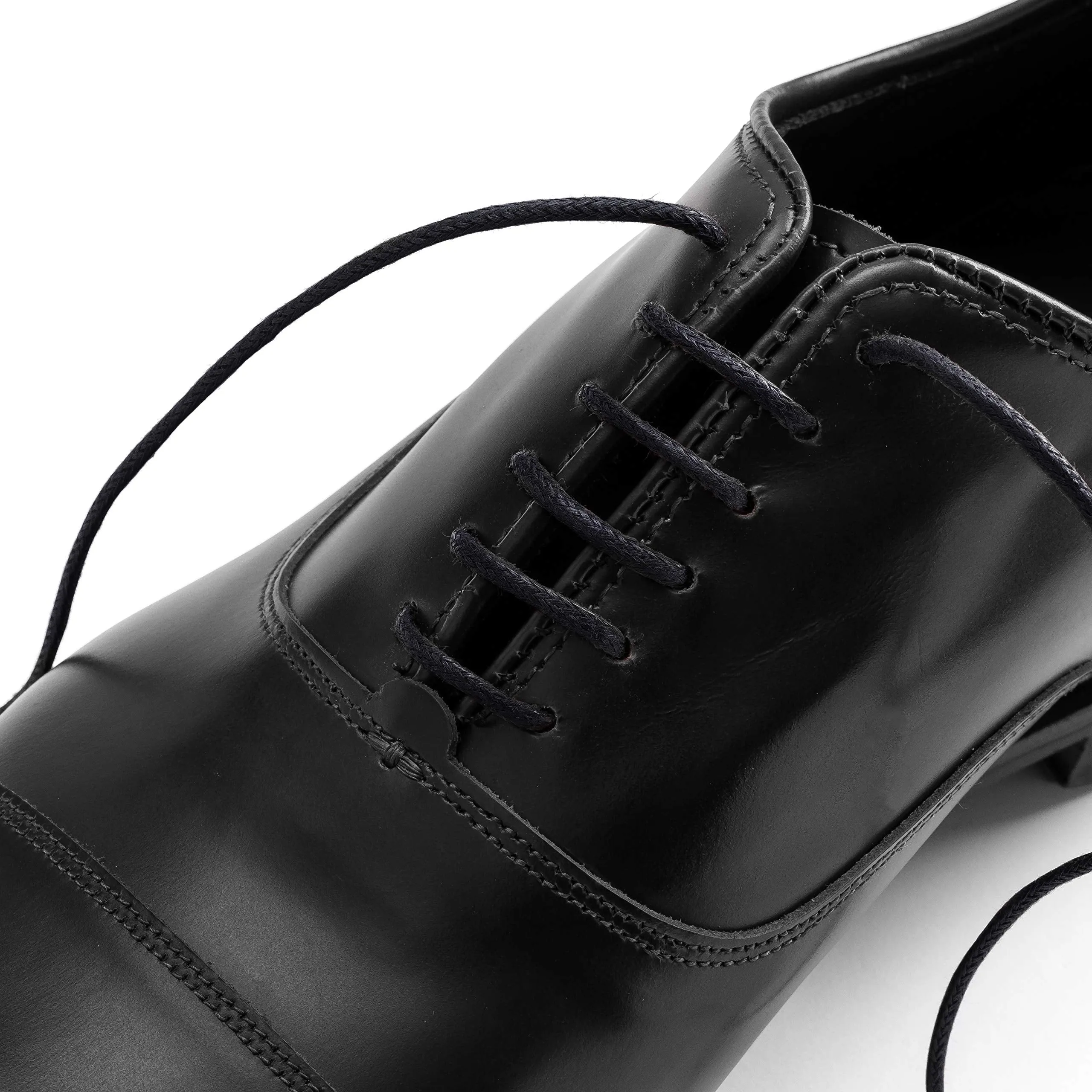 BB BROTHER BROTHER (3 Pairs) Colored Oxford Dress Shoe Laces | Shoe Strings 30’’ (76 cm) Black
