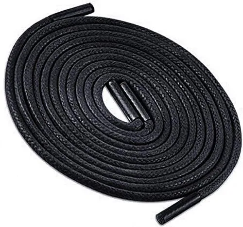 BB BROTHER BROTHER (3 Pairs) Colored Oxford Dress Shoe Laces | Shoe Strings 30’’ (76 cm) Black