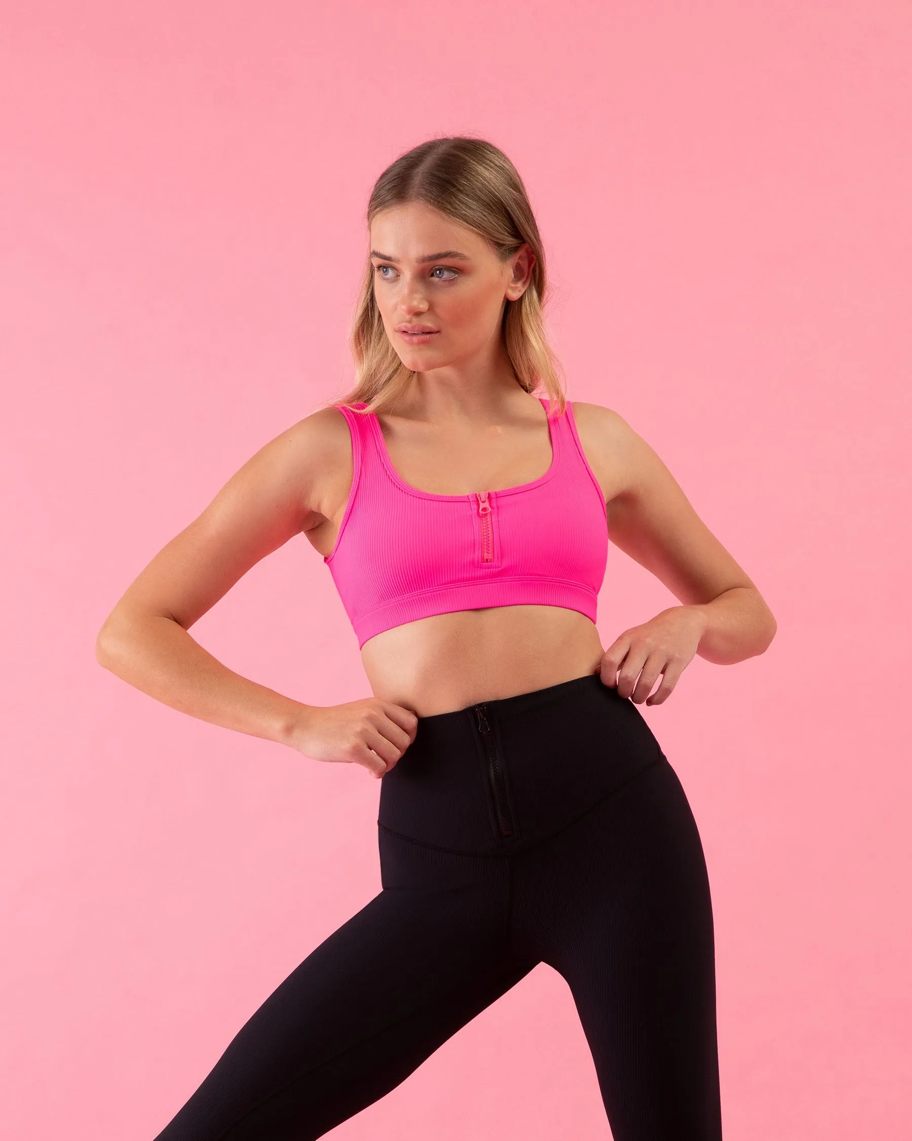 Bloch Play Zip Crop