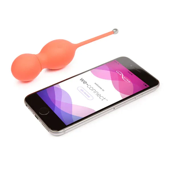 Bloom by We-Vibe Vibrating Kegel Balls - Coral