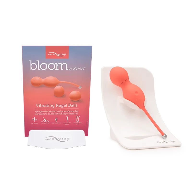 Bloom by We-Vibe Vibrating Kegel Balls - Coral