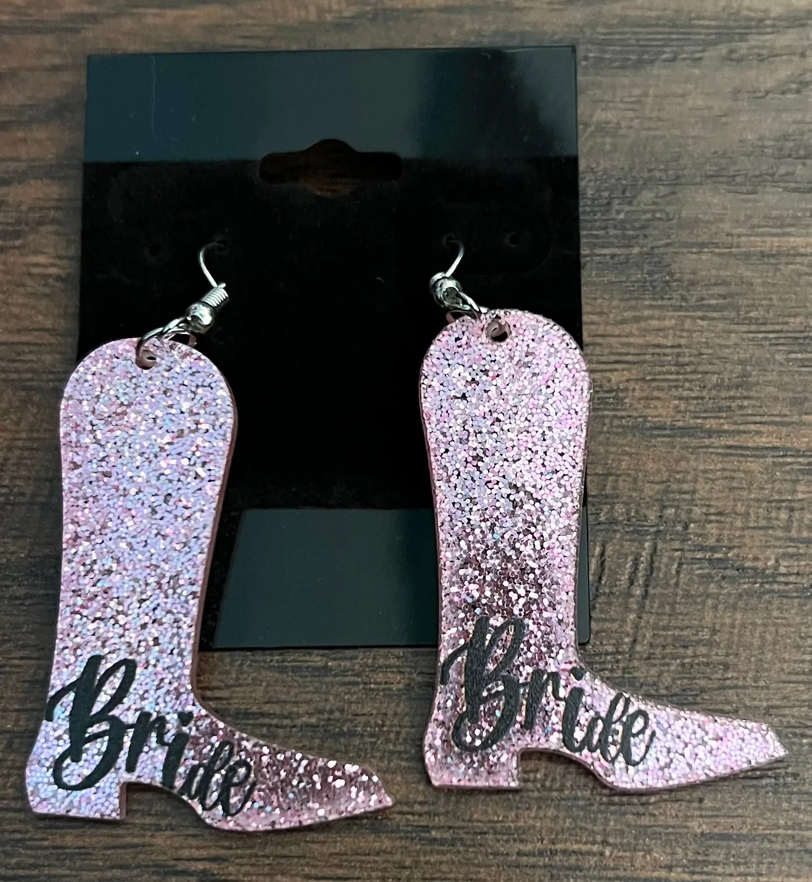 Bride Boots Earrings