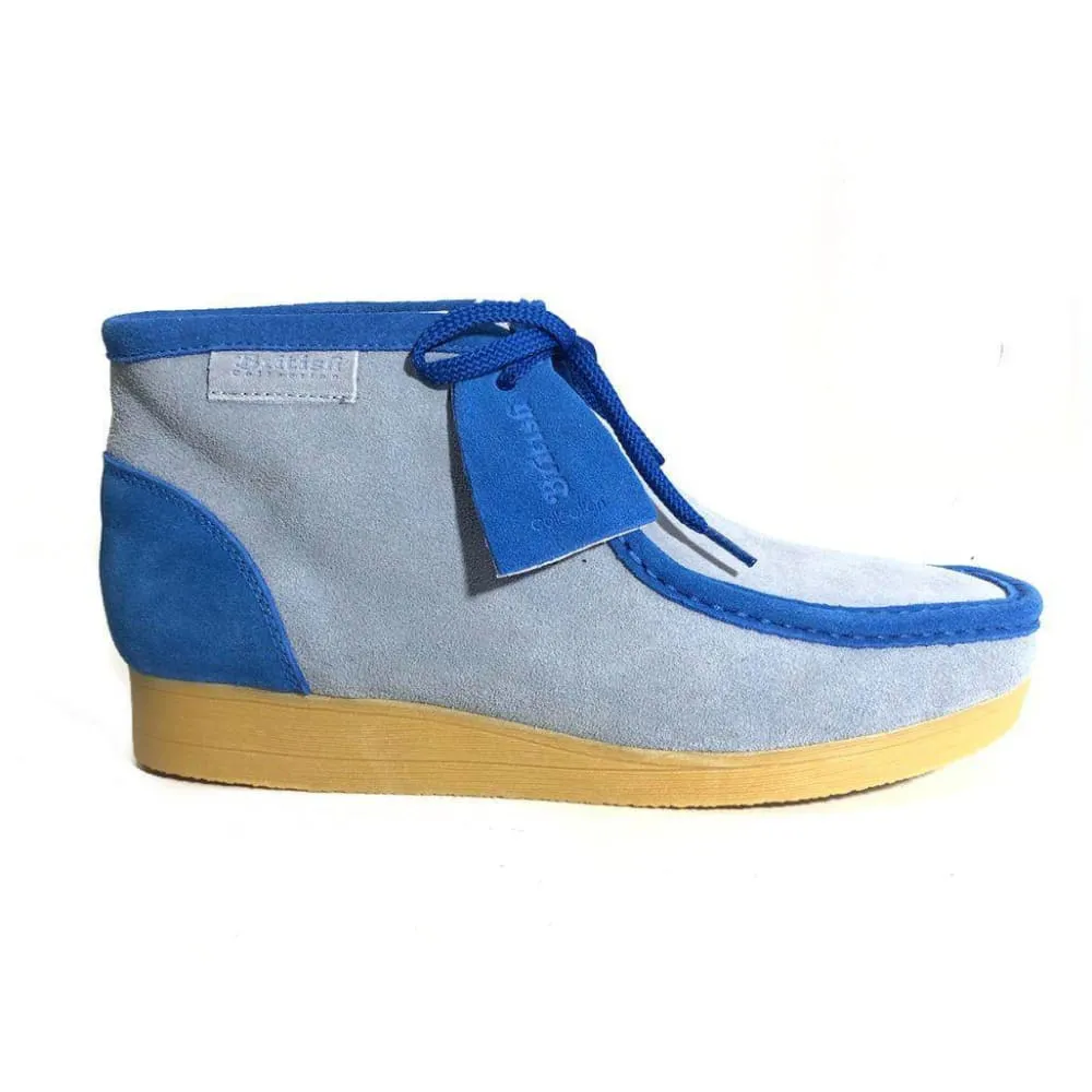 British Walkers New Castle Wallabee Boots Men's Two Tone Suede High Tops