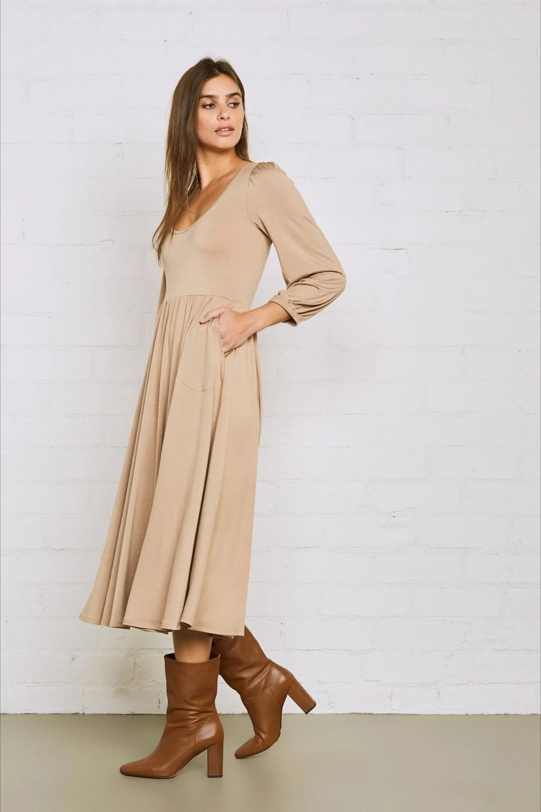 Camel Marion Dress