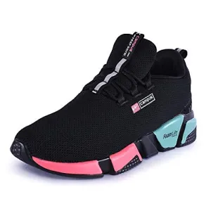 Campus Women's Alexa Blk/Rani Running Sport Shoe-6 UK (39 EU) (5G-663)