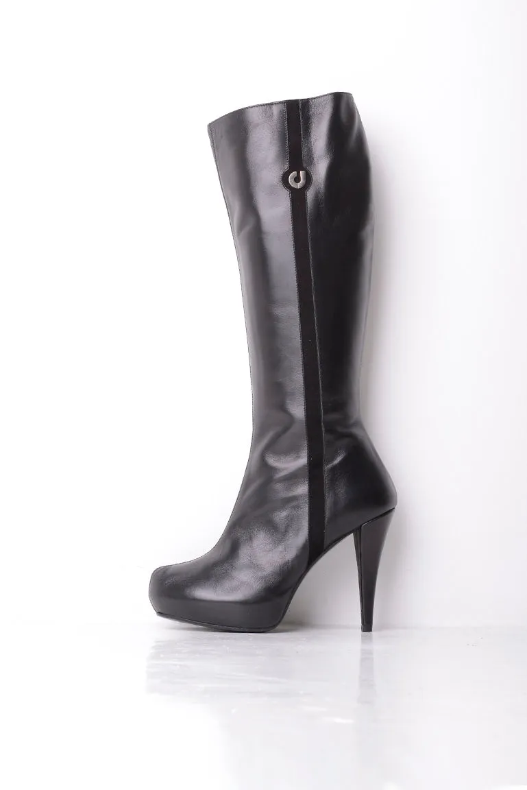 Charles Jourdan Pure Leather Heeled Boots