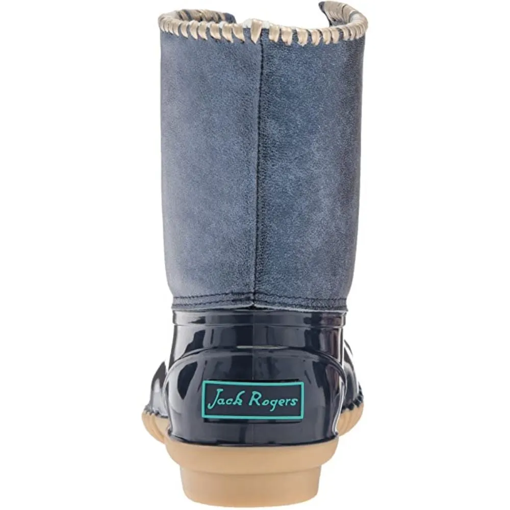 Chloe Metallic Midnight Jack Rogers Rain Boots