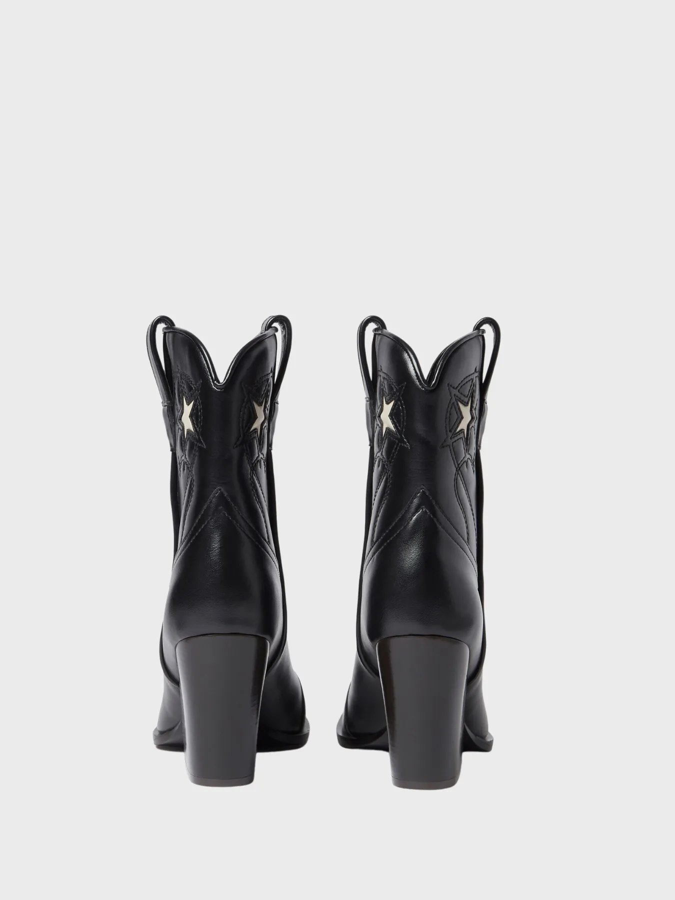 Cloudy Alter Mat Cowboy Boots - Black/Stone