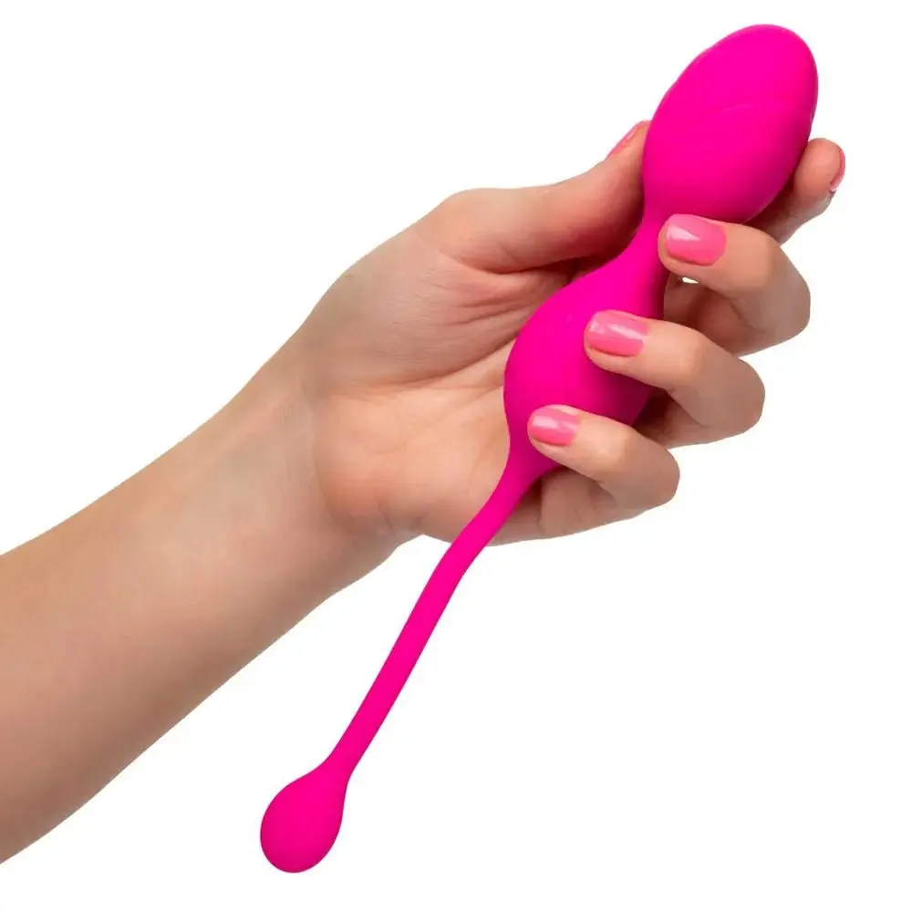 Colt Silicone Pink Rechargeable Vibrating Kegel Exerciser with Remote Control
