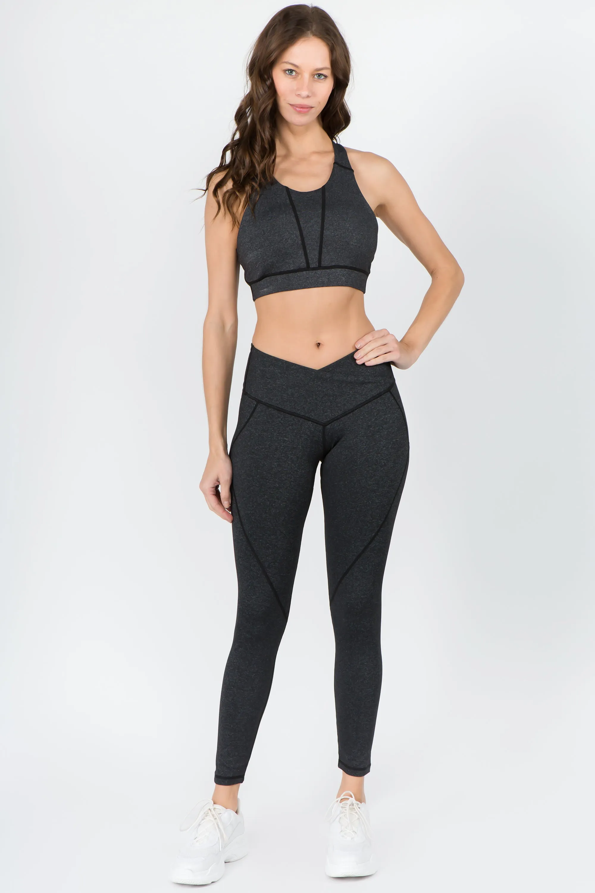 Compression Sculpt Heather Active Set