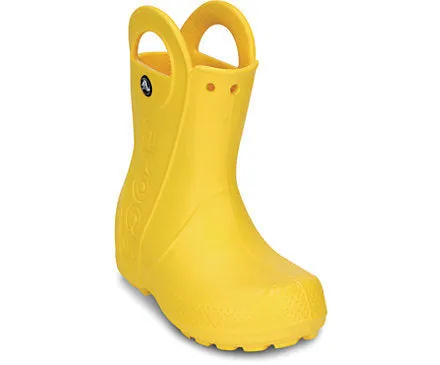 Crocs Handle It Rain Kids Lifestyle Boots Yellow