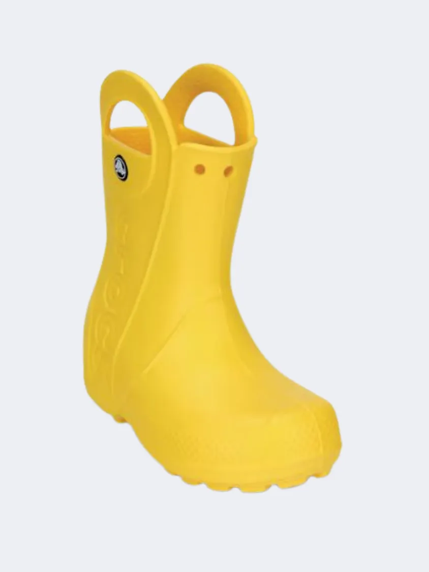 Crocs Handle It Rain Kids Lifestyle Boots Yellow
