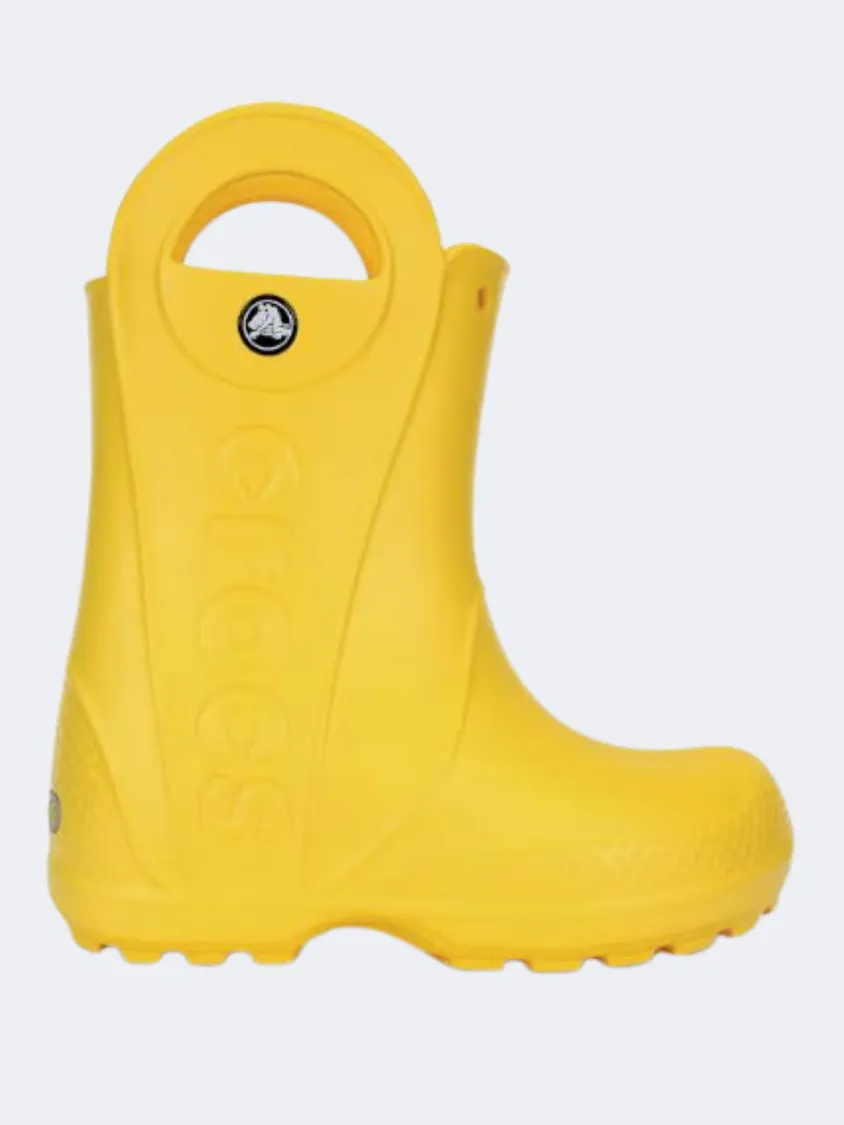 Crocs Handle It Rain Kids Lifestyle Boots Yellow