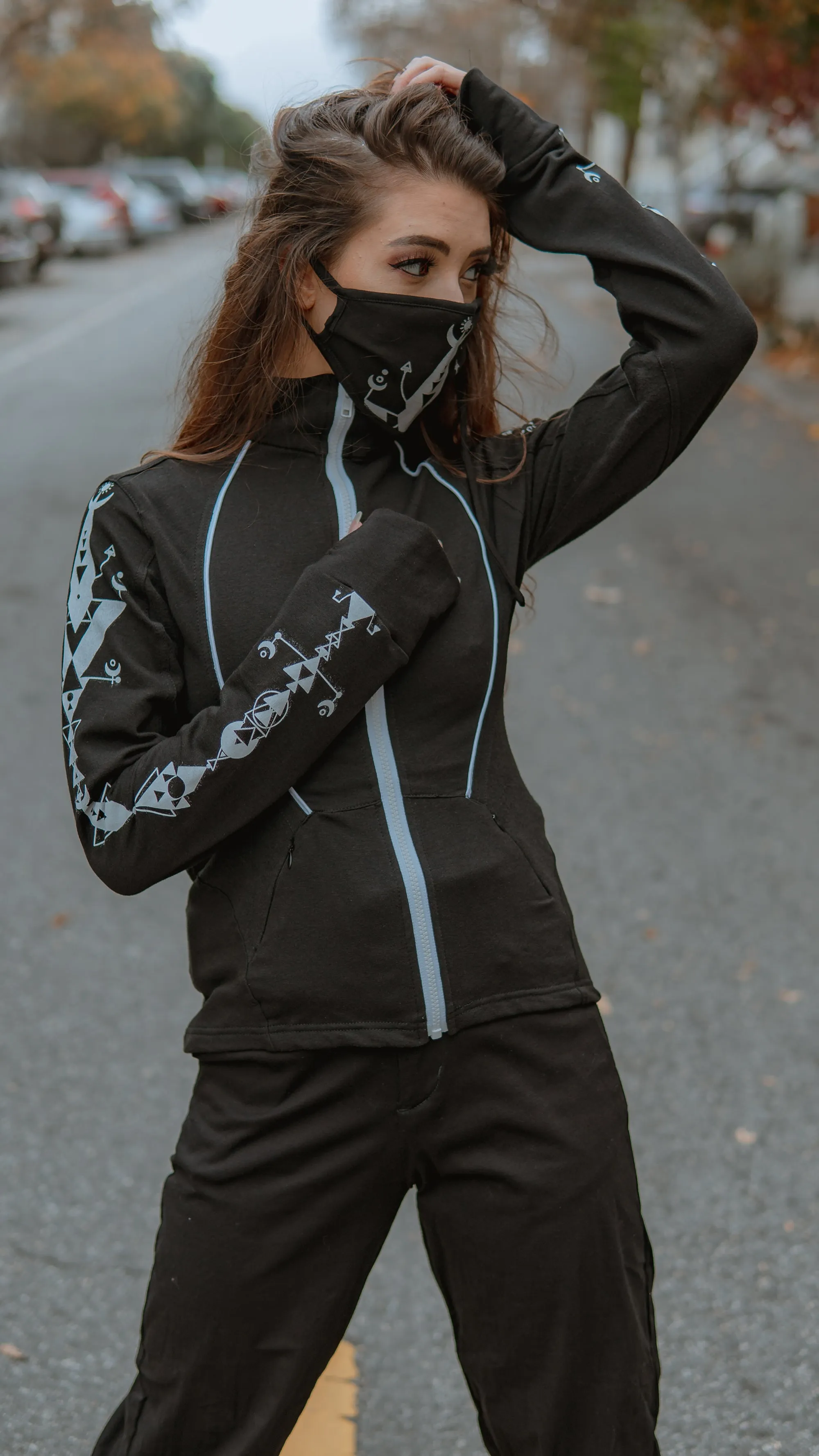 Demi Lunar print Sports Jacket