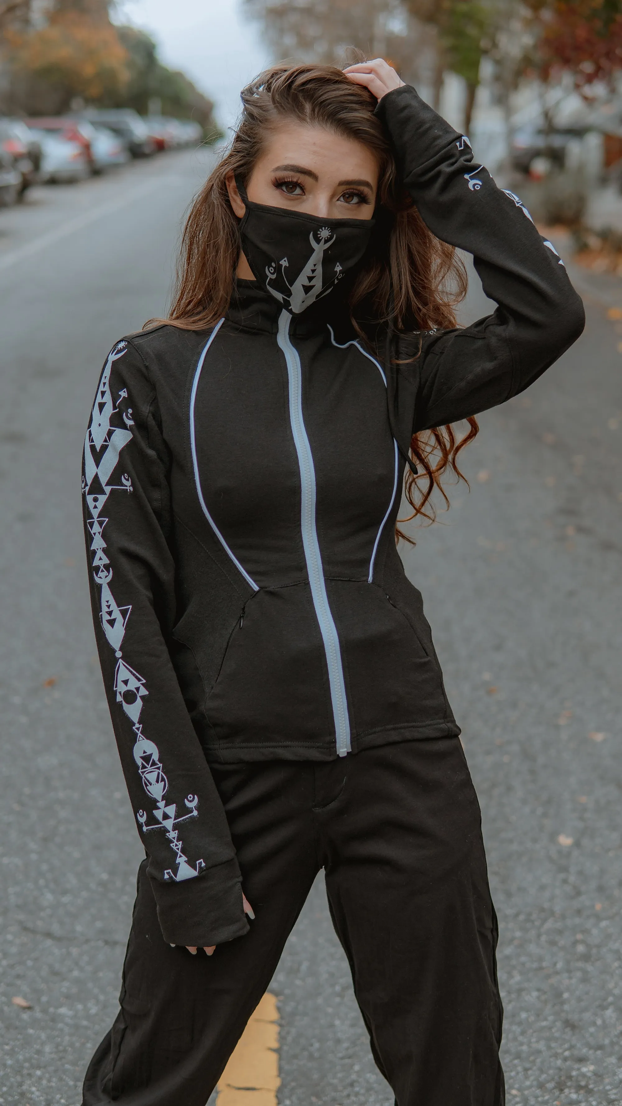Demi Lunar print Sports Jacket