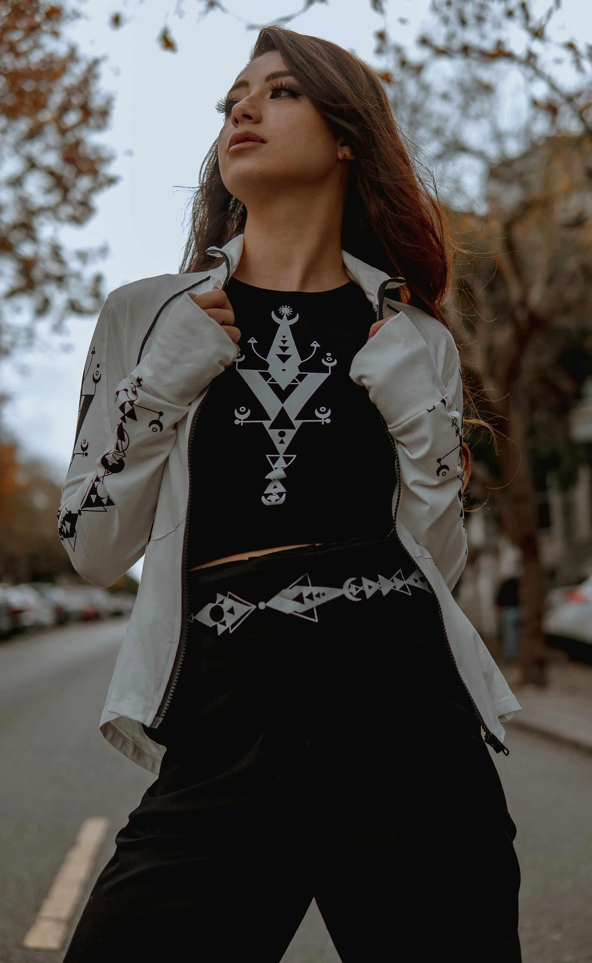 Demi Lunar print Sports Jacket