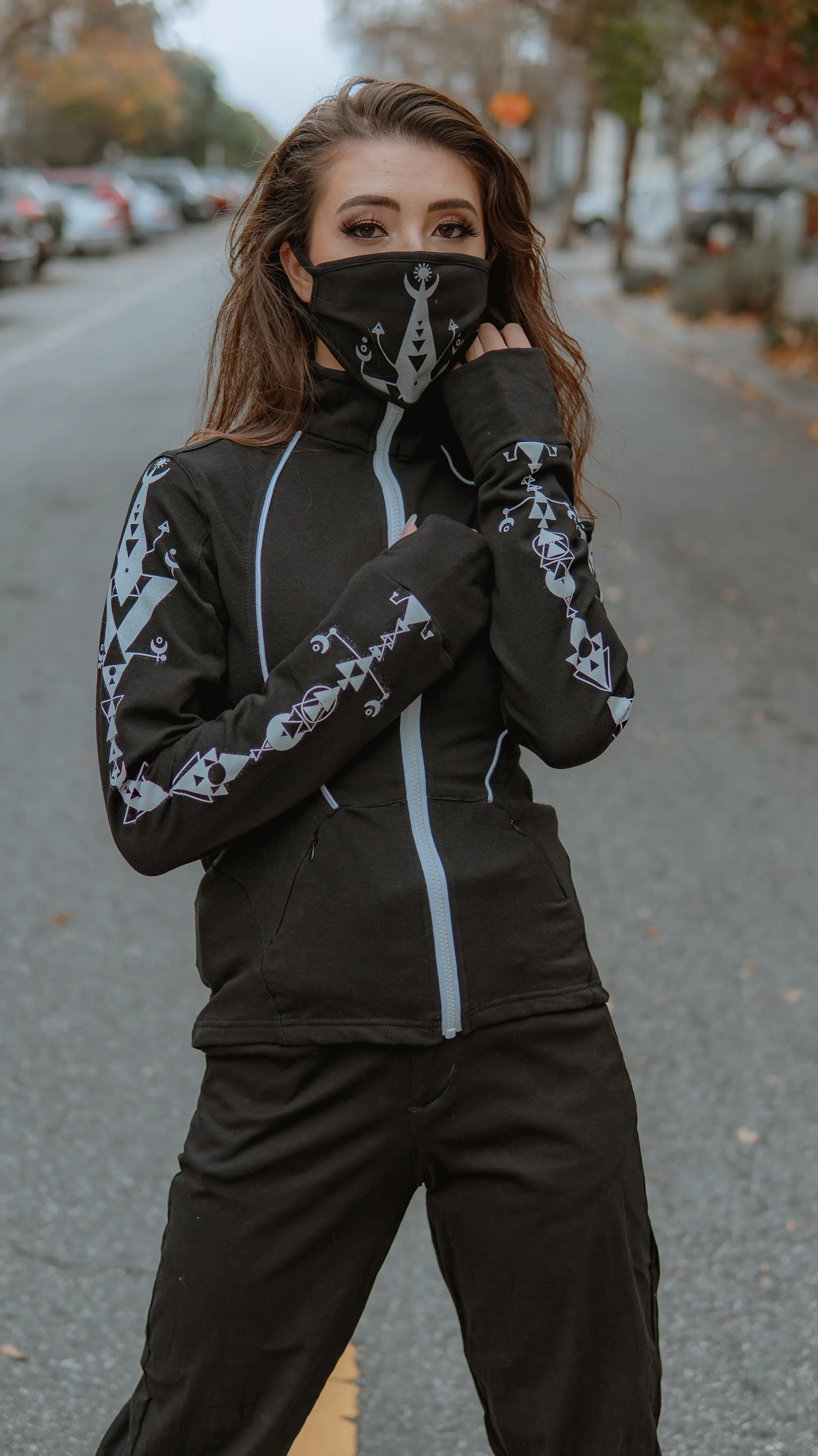 Demi Lunar print Sports Jacket