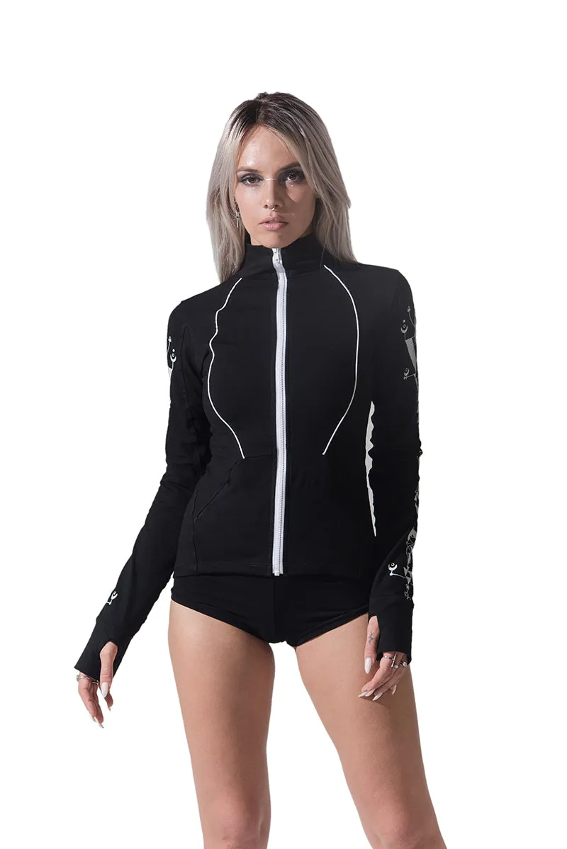 Demi Lunar print Sports Jacket
