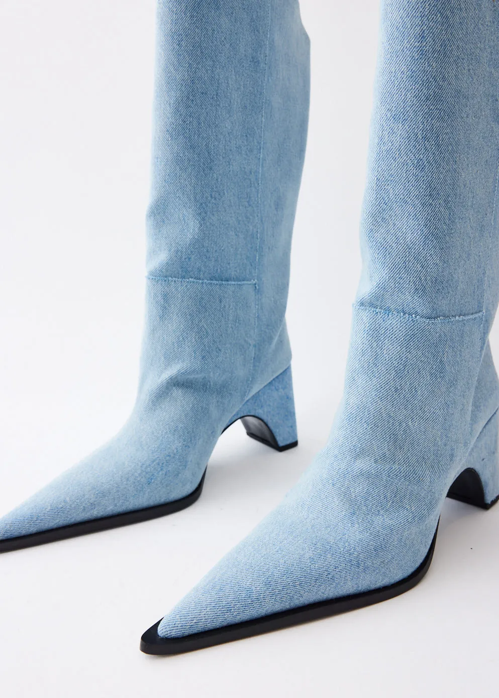 Denim Bridge Cowboy Boots