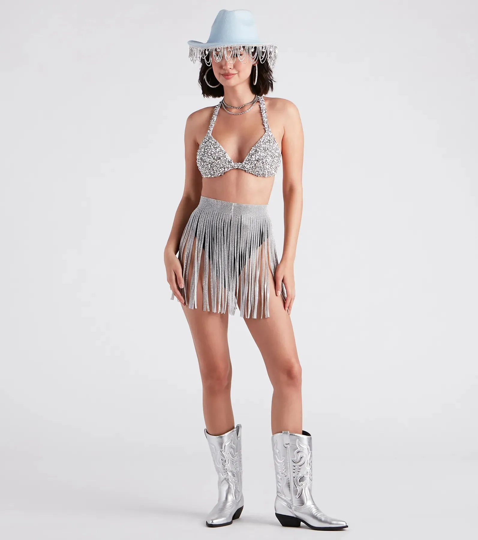 Desert Glam Rhinestone Cowboy Hat