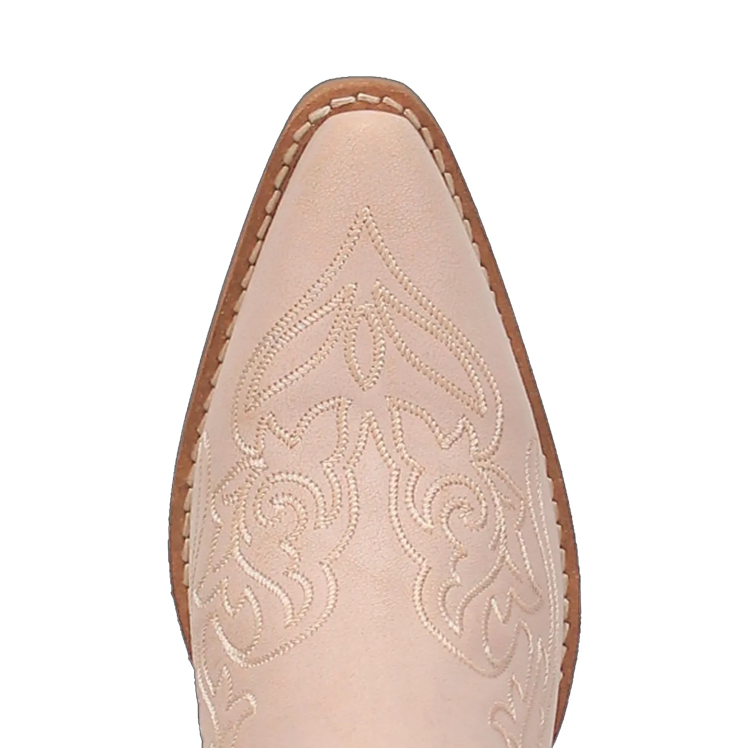 Dingo Womens Flirty N Fun Off White Leather Cowboy Boots