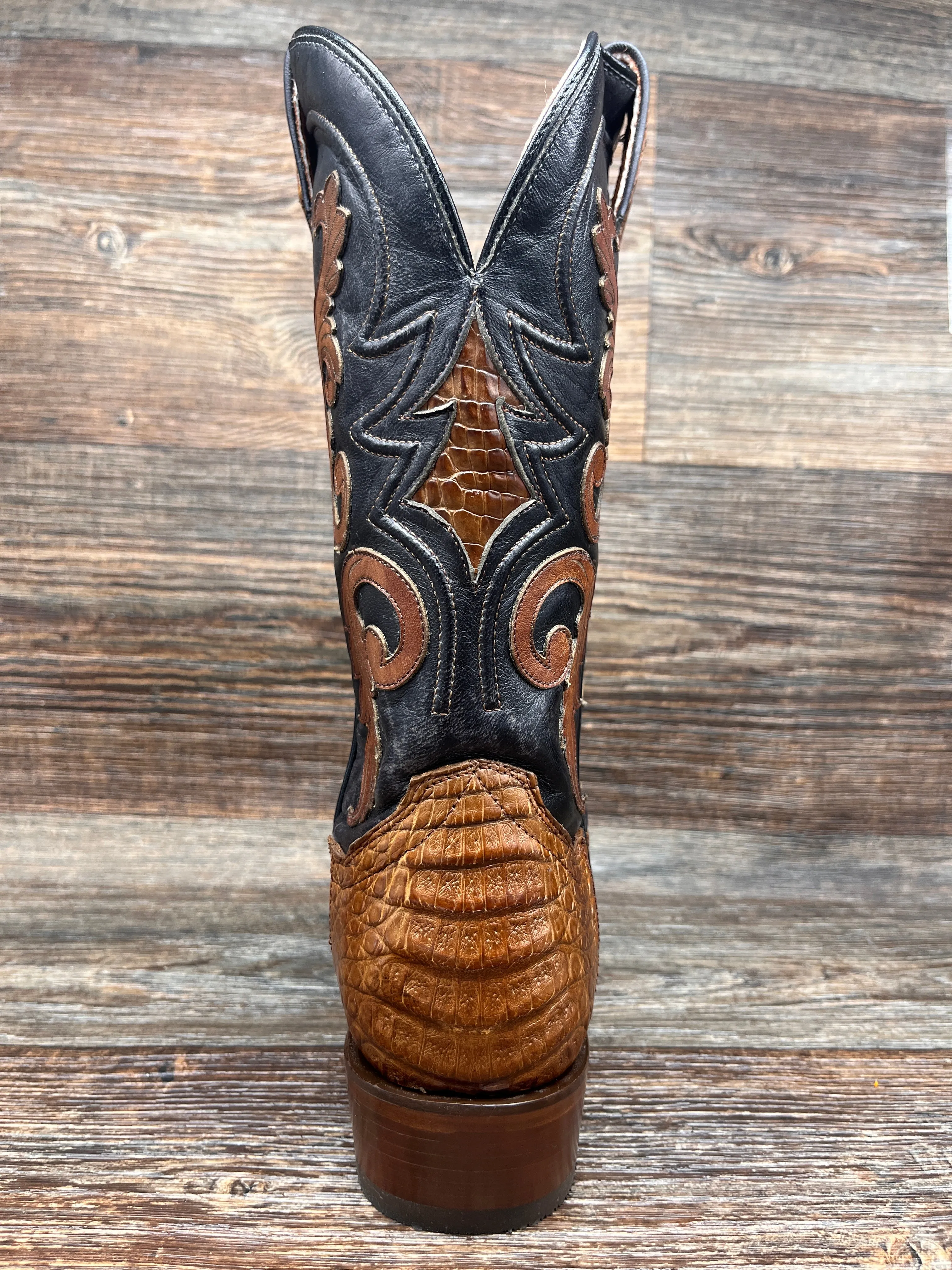 dp3069 Men's Socrates Genuine Caiman Belly Western Boot by Dan Post